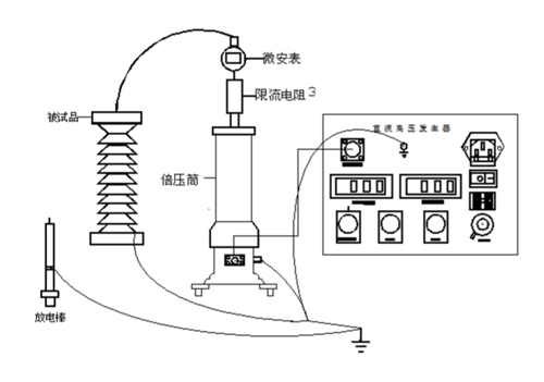直流高壓發生器試驗接線圖.jpg 直流高壓發生器試驗接線圖.jpg